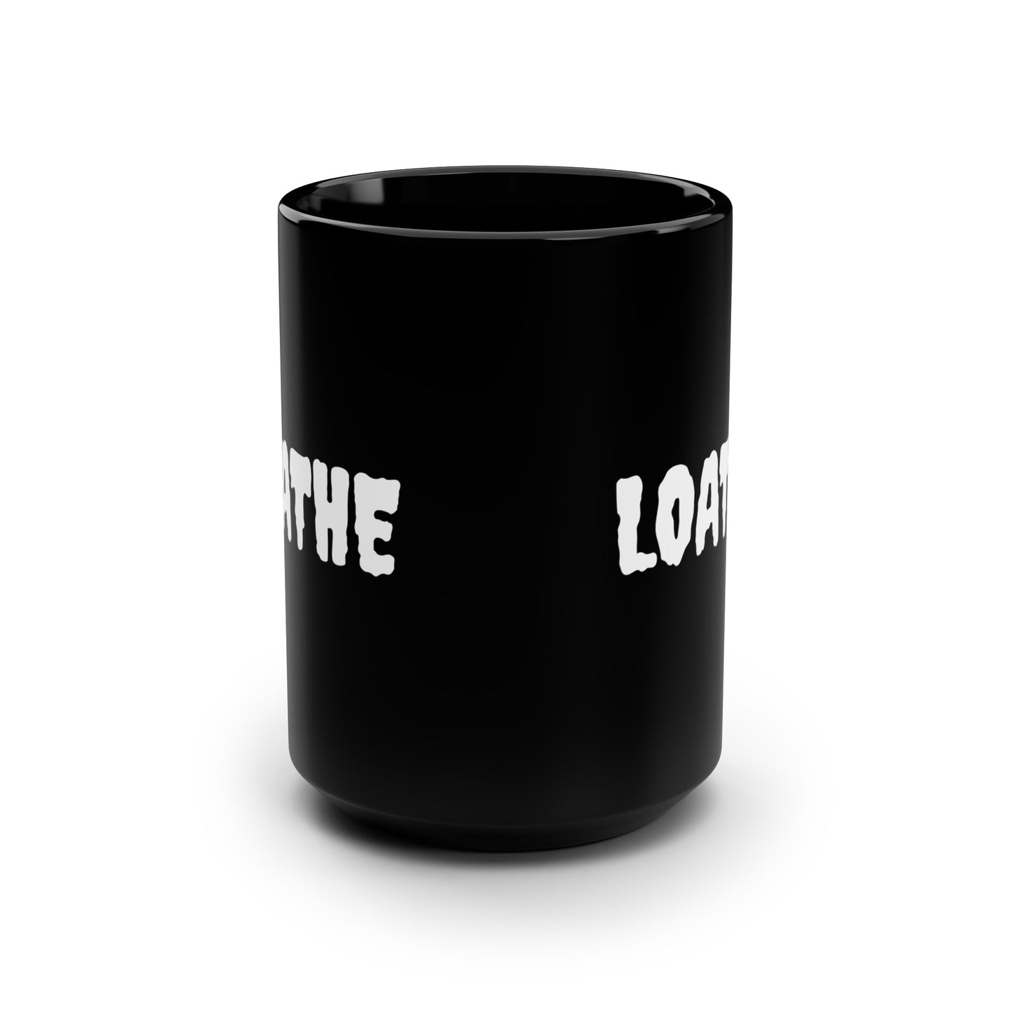 The Classic Black Mug, 15oz - Small Logo