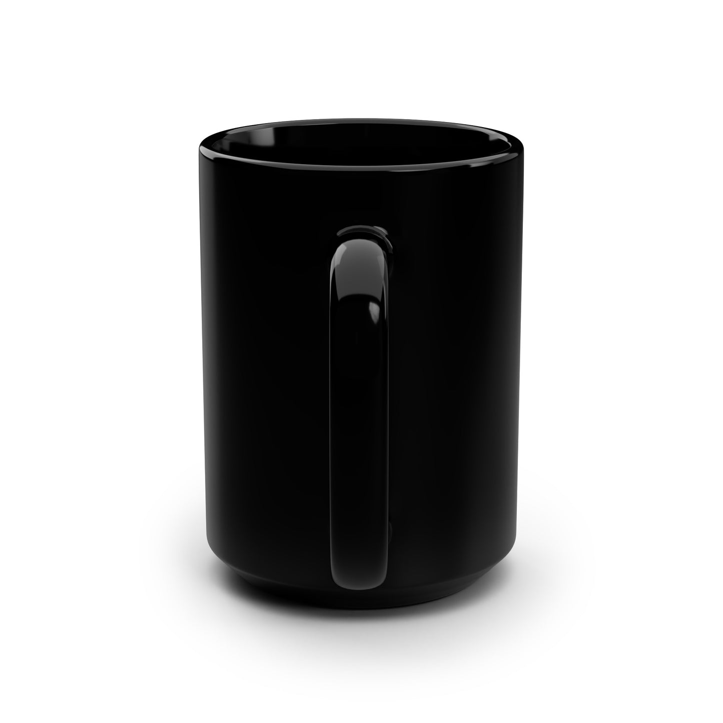 The Classic Black Mug, 15oz - Large Logo