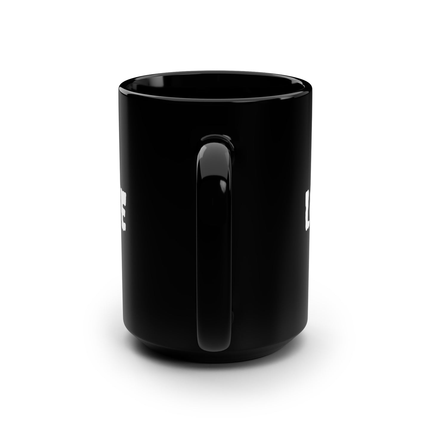 The Classic Black Mug, 15oz - Small Logo