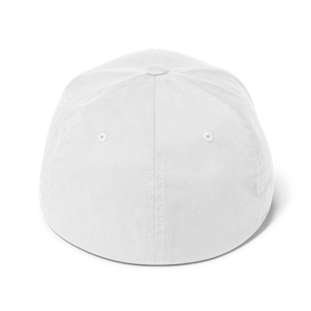 The Classic Structured Twill Cap on White