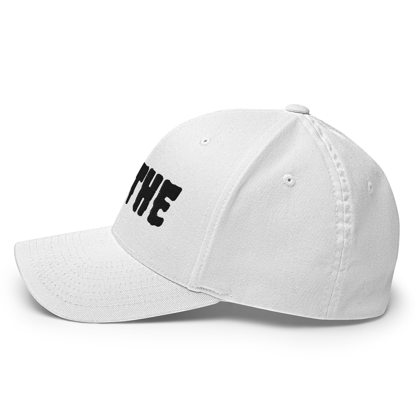 The Classic Structured Twill Cap on White