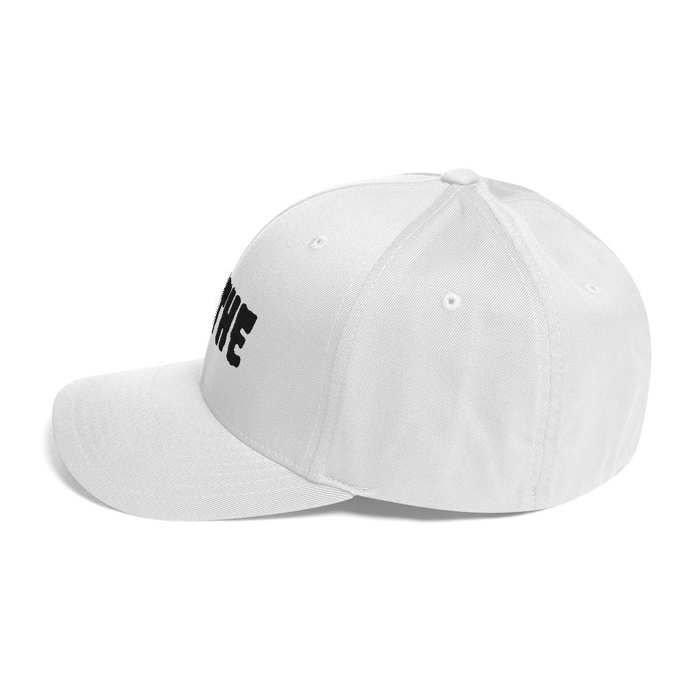 The Classic Structured Twill Cap on White