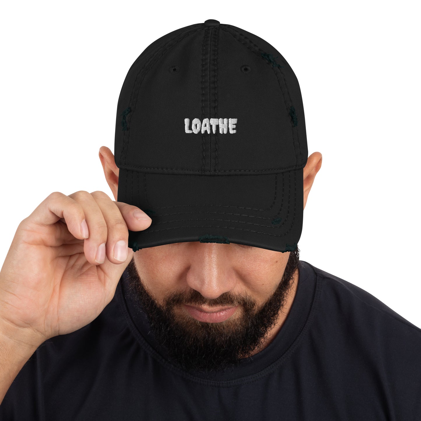 The Classic Distressed Dad Hat - Small Logo